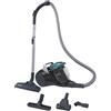 Hoover BR71_B30, Aspirapolvere a traino senza sacco, 700 W, 2 litri capacità bin, 78 Decibel, Mini turbo spazzola, Nero/Verde/Grigio Fumo