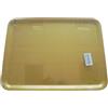 GPPLAST PZ 5 VASSOIO CABARE' MEDIO IN PLASTICA RIGIDA ORO CM 30 X 40 GOLD CHAMPAGNE PIATTO PORTAVIVANDE PER APERITIVO APERICENA E HAPPY HOUR