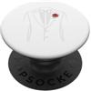 Dapper Event Graphics Abito da smoking verde con papillon abbigliamento formale per eventi PopSockets PopGrip Adesivo