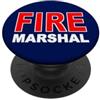 FIRE MARSHAL PROFESSIONAL UNIFORM APPARE COMMISSIONER DELL'INVESTIGATORE DEL MARSHAL DEL FUOCO PopSockets PopGrip Adesivo