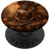 Buddha Designs by Kajiro Autunno Buddha fiore di loto - Foglie autunnali - Buddismo PopSockets PopGrip Adesivo