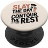MUA Cosmetology Student Beauty Salon Div Truccatore uccidere il giorno Contorno Cosmetologo Umorismo PopSockets PopGrip Adesivo