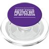 Pro Choice Political Pro Choice Femminista Sostieni Roe Wade Politics Out Of Uterus PopSockets PopGrip per MagSafe