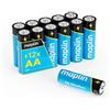 Maplin 12 batterie alcaline AA LR6 da 1,5 V, 10 anni di durata di conservazione ad alte prestazioni