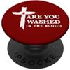 Precious Glory Co Sei lavato nel sangue dell'agnello Gesù Cristo Rev 714 PopSockets PopGrip Adesivo