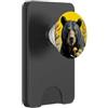 New Mexico Territory Symbols Gifts & Tee Un orso di colore nero circondato da Yucca fiore New Mexico 3 PopSockets PopWallet per MagSafe