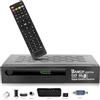 Bamof 2225 Ricevitore satellitare digitale DVBS2 Full HD (HDMI, SCART, 2X USB) [preprogrammato per Astra, Hotbird e Türksat] + cavo HDMI, nero