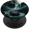 PM-Artistic Sperimentare la bellezza naturale Cascata nel paesaggio PopSockets PopGrip Adesivo