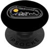 Miftees Climbing Tees Moschettone Mountain PopSockets PopGrip Adesivo