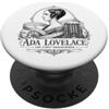Past & Present Press Ada Lovelace Primo programmatore Portrait Science Pioneer PopSockets PopGrip Adesivo