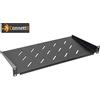 Connetto COSH250B ripiano per armadio rack in acciaio con capacità di carico 20 kg e verniciatura a polvere elettrostatica nero RAL9005 dimensioni 48,5x25x4,5 cm confezione da 1 unità