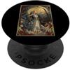Catholiccore Catholic Core Aesthetic Got Arciere Tiro Con L'arco Coquette Cattolico Sacro Vintage Kitsch Rose PopSockets PopGrip Adesivo