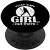 thats my girl softball parent game suppo Questa è la mia ragazza là fuori Softball Dichiarazione PopSockets PopGrip Adesivo