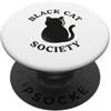 Maglietta Gatto Nero Goth Kitten Cat Fel Black Cat Society TShirt Gatti Gattino Gattino Gattino Miao PopSockets PopGrip Adesivo