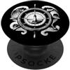 Mehr Meer Sprüche und Designs Faro retrò - Design marittimo vela costa PopSockets PopGrip Adesivo