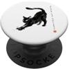 Maglietta Gatto Nero Goth Kitten Cat Fel Black Cat Society TShirt Gatti Gattino Gattino Gattino Miao PopSockets PopGrip Adesivo