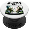 Aquascaping Acquario Piante Acquariofilo Aquascape Life Aquascaping Acquario Piante Acquatiche PopSockets PopGrip Adesivo