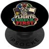 Jimbeels FLIGHTS CHECK FIRST Freccette PopSockets PopGrip Adesivo