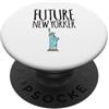 Trasferimento Residenza in movimento NY Futuro newyorkese residente a New York PopSockets PopGrip Adesivo
