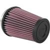K&N Filtro Aria Universale Conico 73mm flangia, 102mm base, 76mm top, altezza 127mm (RU-2600)