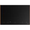 Franke Mythos Masterpiece K-Link FMY 805 I F KL CP - 108.0735.486 Piano Cottura ad Induzione 77 cm 5 Zone 2 zone Flexi finiura Vetroceramica Nero con profilo copper