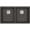 Franke Maris MRG 620-35-35 - 114.0714.185 Lavello da Incasso Fragranite 2 Vasche 76 x 44 cm finitura Grigio ardesia