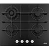 Franke Maris 600 gas on glass FHMA 604 3G DC BK C - 106.0734.774 Piano Cottura da Incasso 60 cm 4 Fuochi Gas con Doppia Corona Griglie in Ghisa Vetro temprato finitura Nero