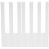 Homoyoyo Accessori Pianoforte 52 Pezzi per Riparazione Tasti Verticali Bianco | Strumenti Pratici per Sostituzione Chiavi, Uso Personale e Professionale, Acrilico Bianco, per Pianoforte Verticale
