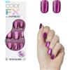 kiss new york KISS imPRESS Color FX 'Levels' - Unghie Press-On Effetto Metal Chrome Magnetico. Colore Fucsia, forma squared. Senza Colla per un'Applicazione Istantanea e Tenuta Fino a 7 Giorni.