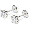 Monde Petit Mondepetit - Orecchini Zircone 5 mm Argento Sterling 925 brillante - Scatola Regalo