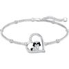 HUKKUN Bracciale in argento 925 flash/streghe/ancora braccialetto serpenti/shihtzu/barbagame/elefante gioielli regali donna, 9 inches, Argento sterling, Nessuna pietra preziosa
