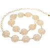 LumiSyne Moda Cintura a Catena Per Donna Anello In Metallo Traforato Intagliato Vintage Catena Della Vita Oro Argento Fibbia Regolabile Catena Per Il Corpo Abito Cintura a Catena Lunga