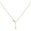 TRUSSARDI T-Logo Collana Donna in Acciaio, Zirconi - TJAXC07