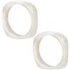 UNICRAFTALE 2 braccialetti da 6,8 cm imitazione marmo acrilico retrò largo braccialetto geometrico alla moda braccialetto colorato irregolare braccialetti quadrati trasparenti per le donne