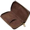 Abaodam Custodia Design Ergonomico Porta Orologi da Viaggio in Pelle di Bovino e Chiusura, Facile da Trasportare Viaggi o