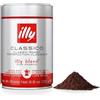 illy, Caffè Macinato per Moka Tostato CLASSICO, 100% Arabica con Note di Fiori d'Arancio e Gelsomino, Gusto Morbido e Retrogusto Dolce, Confezione da 250g