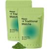 Nawo Matcha Biologico per Baristi - 250 g, 500 g e 1 kg - Tè Verde in Polvere 100% Naturale, Senza Zucchero, Ideale per Matcha Latte, Caffetterie e HORECA - NAWO® Routines (500g)