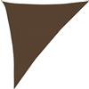 Roanoer Tenda parasole triangolare da 3 x 4 x 5 m, in polietilene ad alta densità (HDPE), 160 g/m², per giardino, terrazza, balcone e parco giochi, traspirante, con corde di fissaggio incluse