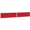 Kaorsrow Tenda da sole laterale estensibile, 170 x 1200 cm, colore rosso, protezione da sguardi indiscreti e antivento per balcone e terrazza, divisorio flessibile in poliestere con robusto telaio in