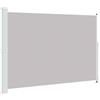 Kaorsrow Tenda laterale estensibile, 200 x 300 cm, colore grigio, protezione da sguardi indiscreti e antivento per terrazza, balcone e giardino, robusto divisorio in poliestere con robusto telaio in