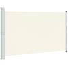 Kaorsrow Tenda laterale estensibile, 180 x 300 cm, color crema, protezione da sguardi indiscreti, in poliestere, con cassetta in acciaio, per terrazza, balcone e giardino