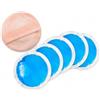 WORLD-BIO Mini Ice Pack Gel Riutilizzabile 5 Pezzi con Custodia Morbida - Sollievo Rapido per Occhi Gonfi, Guance, Denti del Giudizio, Blefaroplastica e Piccoli Traumi - Impacchi Caldo/Freddo per Bambini