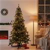 Dmora -Albero di Natale 180 cm Albigna, Pino Artificiale, Albero Effetto Reale, Alberello Natalizio, Made in Italy, 130x130 h180 cm, Verde