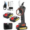 MuatCtarom Forbici da potatura Elettriche, 33 mm, Motore Brushless da 800 W, 21V 2 * 2000 mAh, 2 SK7 Lame, 500.000 tagli Effettivi, Cesoie Elettriche per giardinaggio, alberi da frutto, vigneti