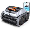 WINNY POOL CLEANER Winny C1 Robot Piscina e Robot Piscina Fuori Terra-Senza Fili, 150 min di Autonomia, Pulisce Fondo e Pareti, Navigazione Intelligente, per Piscine Interrate e Fuori Terra, Arancia Bianca