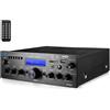 Pyle Amplificatore Audio Stereo Bluetooth Wireless per Casa, Amplificatore Multi