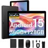 BEYNIVAN Tablet da 10 pollici Android 15 Tablet touch 5G WiFi, 36GB RAM+128GB RO