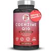 HN Coenzima Q10 200mg - 120 Capsule (4 mesi) Fermentato Naturalmente - Ubichinone Q10 - Supporto per Energia e Funzione Muscolare - CoQ10 + Vitamina E