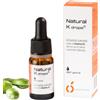 NATURAL K DROPS Vitamina K2 Gocce 50 mcg - Natural K Drops - K2 Vitamina MK7 ad Alta Purezza (VitaMK7®) - Vit K2 Liquida - Supporto Ossa e Sistema Cardiovascolare - 100% Origine Naturale - Made in Italy