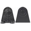 TENDESIGN Piastra con Perno in Alluminio per Tende da Sole - Supporto a Parete Universale 10x5,6x10,2 cm - Staffa di Fissaggio Robusta in Lega - Colore Antracite - 1 pz